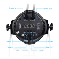 Lampu COB Par Big Dipper 4*40W LED Empat Mata Warm White Cold White untuk Pernikahan, Bar, dan Pertunjukan