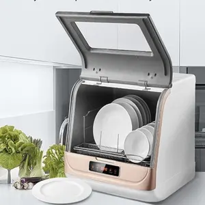 Harga grosir mesin pencuci piring peralatan rumah 6 set mesin pencuci piring Mini mesin cuci piring