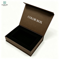 Custom logo Luxury Paperboard Rigid Boxes with Varnishing A4/A5/A6 Sizes Magnetic Closure Gift Box with Inserts