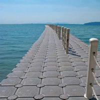 Blocs flottants modulaires en PVC en gros pour quais de bateaux et plateformes flottantes