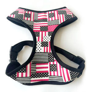 เสื้อกั๊กสายจูงสุนัขลายธงชาติ คุณภาพดี ราคาถูก ปรับขนาดได้ - Product Image 2