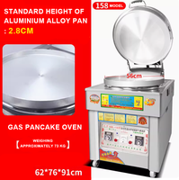 Machine à crêpes WENCHU à vente chaude, durable, commerciale, intelligente, avec alarme lumineuse, revêtement antiadhésif, 9,6 kW