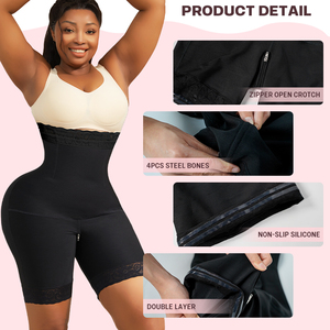 Kompression Cinturilla Lumbar Model adoras Colombia nas Shape wear Shaper Hersteller Para Mujer Posparto Faja Moldeadora Short - Product Image 6
