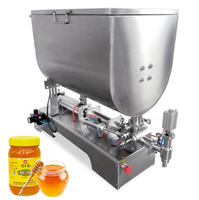 Machine de remplissage pour bouteilles approuvé CE, appareil de remplissage de large haricots, sauce, aliments, lotion de miel, doseur de pâte
