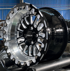 Jantes de course PJ Drag Racing Beadlock polies 13" 14" 15" pour Porsche 911 Turbo S <span class=keywords><strong>GT2</strong></span> RS 991Turbo 992 Turbo S Mustang GT - Product Image 2