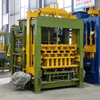 Machine de moulage de blocs de béton entièrement automatique, machine de fabrication de blocs de ciment hydraulique