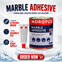Adhésifs structurels époxy personnalisés pour le marbre, pour la construction, le collage de carreaux de granit, usine OEM, marque MOROPUS