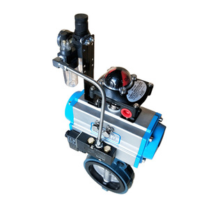 Guangdong Magnesium Special Pneumatic Hard Seal Wafer Butterfly Valve Cast Iron On Off Valve Water Use Slow Closing Type - Product Image 3