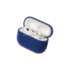 Tùy Chỉnh Chính Hãng Chất Liệu Da Earbud Trường Hợp Đối Với Airpods Grs Màu Sắc Tinh Khiết Bluetooth Tai Nghe Không Dây Phụ Kiện - Product Image 1