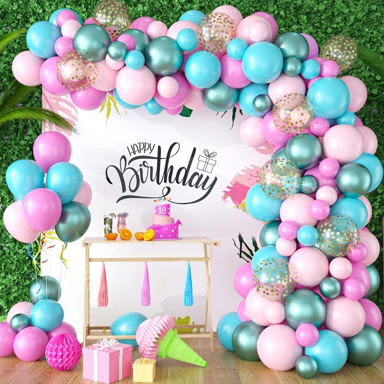 KatchOn Purple Happy 5th Birthday Banner - Extra Large 72x44 Inch, Reusable Fabric Backdrop With Silver Glitter Decor - View #9