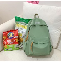 Sac à dos en nylon noir à la mode pour adolescentes sac d'école à bandoulière unique étanche pour sac d'étudiant élégant de lycée