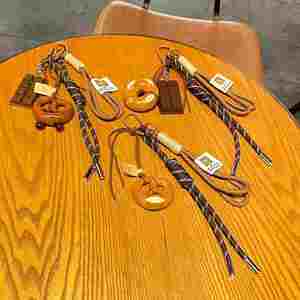 Hot Selling Alkaline Pretzel Bread <b>Keychain</b> Handmade Woven Rope Pendant Cute Chocolate Bagel Charm for Bags Trendy Food - Product Image 6