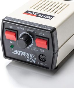 Super dentale elettrico micromotore forte 204 + 102L rettificatrice 35000RPM CE certificata per unghie/gemma/smeraldo/legno/gioielli - Product Image 3