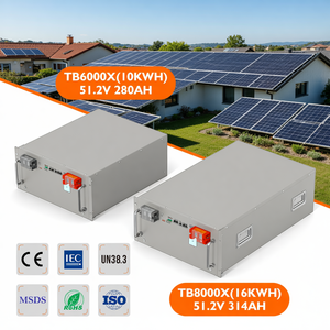 Batería de Almacenamiento de Energía Solar Extraíble de Bajo Voltaje para la UE de 5kWh, 10kWh, 15kWh, 20kWh, Batería LiFePO4, Sistema de Energía Solar Híbrido Fuera de la Red - Product Image 2
