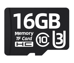 Carte mémoire SD 16 Go pour caméra 4K, enregistreur, caméras de sécurité, dashcam, compatible avec téléphone, GPS, MP3, carte TF 16 Go - Product Image 1