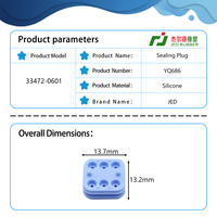 Accessoires de connecteurs 33472-0601 pour connecteurs de câblage Molex Blanking Plug avec étanchéité IP67