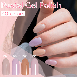 Vernis Gel <span class=keywords><strong>Pastel</strong></span> BD Personnalisé Sans HEMA Couleurs <span class=keywords><strong>Pastel</strong></span> Fournitures Professionnelles pour Ongles Échantillons Gratuits Soak Off UV Macaron - Product Image 6