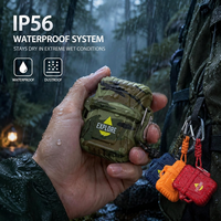 Doppel-Jetflammen-Taschenfeuerzeug Nachfüllbar Butan Winddicht IP56 Wasserdicht Outdoor Camping Individuelles Logo Lasergravur OEM Großhandel