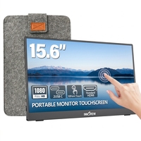 15,6 Zoll 1080P FHD 60 Hz Touchscreen Laptop-Bildschirmerweiterung Monitor für Laptop PC Smartphone