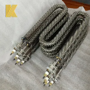 Finned Tubular 220 Volt Electric Heating Element For Oven Tube Type Heater