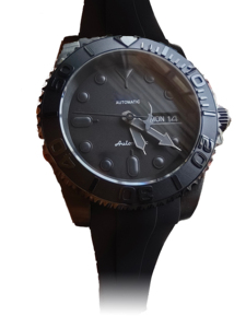 Reloj Mecánico Black Knight de 40 mm con Correa de Acero de Tres Eslabones, Doble Calendario, Puntero, Zafiro, Miyota, 200 m - Product Image 4