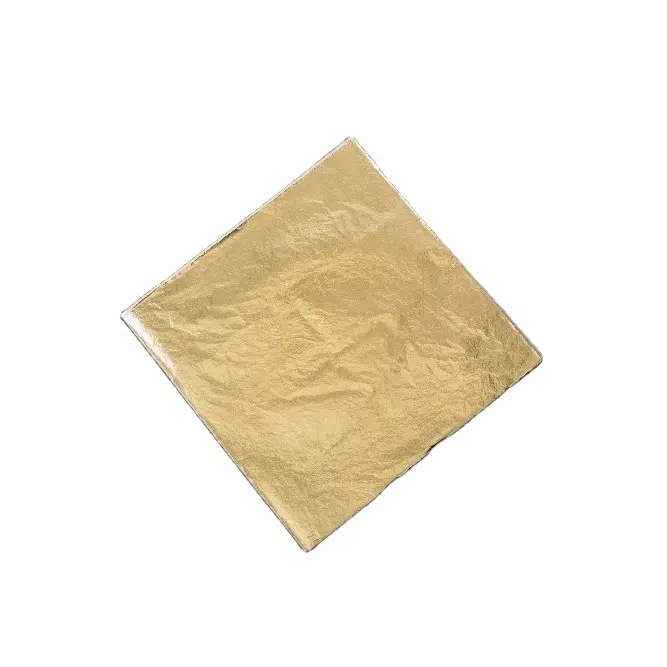 14*14 cm Gold 2.5 Copper Imitation Gold Leaf 1000 sheets Foil Paper For Gilding Art Craft Decorations Gold Leaf