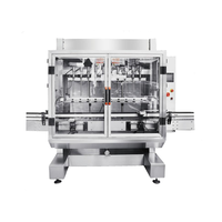 Machine de remplissage automatique pneumatique de liquides et pâtes 100 ml pour usines, bouteilles en plastique/verre, bidons, eau, huile, produits chimiques