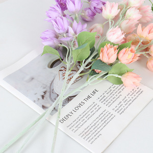 Elegante Yucca Gloriosa Artificial, Delicadas Flores Artificiales en Forma de Campana para Ramos de Boda Románticos, Decoración de Centro de Mesa de Lujo - Product Image 3