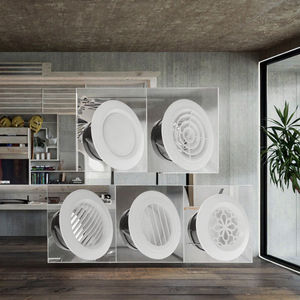 Grilles rotatives modernes en plastique ABS pour les applications de salon d'entrepôt HAVC d'atelier - Product Image 2