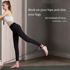 Anneau de musculation pour cheville et hanche Gantry, largeur 42-44 cm, équipement de fitness incliné pour fessiers, en similicuir, usage commercial - Product Image 2