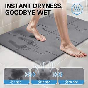 Alfombra <span class=keywords><strong>de</strong></span> baño CF grande <span class=keywords><strong>de</strong></span> 32x20 pulgadas empalmada, alfombrilla <span class=keywords><strong>de</strong></span> <span class=keywords><strong>ducha</strong></span> <span class=keywords><strong>de</strong></span> cocina, alfombrilla <span class=keywords><strong>de</strong></span> baño <span class=keywords><strong>de</strong></span> piedra absorbente antideslizante para secado <span class=keywords><strong>de</strong></span> platos <span class=keywords><strong>de</strong></span> bañera - Product Image 3