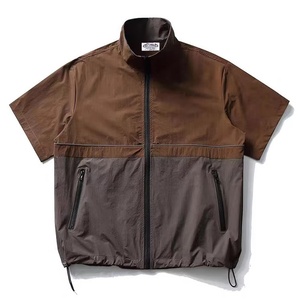 Original Japanese Style Custom Wholesale Quick-dry Workwear Outdoor Golf Shirt, Summer Short Sleeve Windbreaker Workwear Jackets