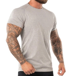 Camiseta con dobladillo recto de alta calidad, Camiseta con estampado de entrenamiento personalizado, venta al por mayor - Product Image 1