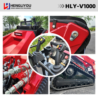 Kompakter Kompaktlader CE EPA EURO 5 Dieselmotor V1000 Raupen-Kompaktlader Anbaugerät Kompaktlader im Angebot