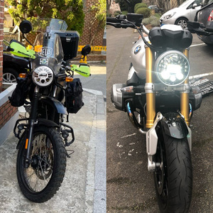 ไฟหน้ามอเตอร์ไซค์ LED ทรงกลม 7 นิ้ว รุ่นใหม่ ปรับแสงสูง-ต่ำได้ ไฟหน้ามอเตอร์ไซค์สว่างที่สุด 7 นิ้ว สำหรับ <span class=keywords><strong>BMW</strong></span> R NineT <span class=keywords><strong>R9T</strong></span> - Product Image 6