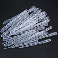 0.2/0.5/1/2/3/5 // 10 ml laboratoire jetable 3 ml Pasteur Pipette en plastique compte-gouttes Micro transfert Pipettes