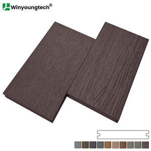 138x23mm co-đùn WPC rắn chống UV sân thượng sàn decking - Product Image 4