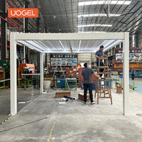Pérgola de Aluminio Motorizada con Control Remoto, Iluminación LED Integrada a Prueba de Agua, Colores Personalizados, Garantía de 7 Años