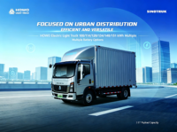 Truk Kargo H-OWO Electric Light Duty Dropside 4x2 Setir Kanan Dijual