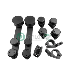 Trung Quốc bán buôn phụ kiện kính treo hệ thống cửa kính thép không gỉ cửa trượt phần cứng Barn Glass theo dõi Kit - Product Image 6