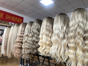 Pelucas naturales de pelo humano sin pegamento HD 13x5, pelucas con encaje frontal, pelucas de cabello humano Rubio balayage con pelos de bebé - Product Image 5