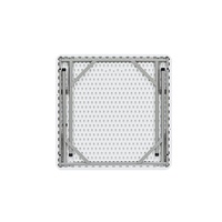 Table pliante carrée en plastique pour extérieur, portable, pour parc, fête, pique-nique, stand, tables à manger pliantes