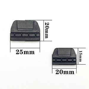 Hebillas de Plástico para Zapatos, Hebillas de PVC Duraderas y de Goma Suave para Coser, Accesorios para Calzado - Product Image 4