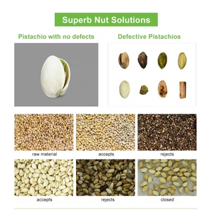 Clasificador de reconocimiento de forma de rayos X de alta capacidad para Wesort, clasificador de color certificado RoHS para Castaño, nuez, macadamia, 2500 kg/h - Product Image 4