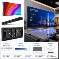 Panneau d'affichage LED couleur P2.5 320x160mm pour intérieur, 3840Hz, signalisation numérique pour aéroport
