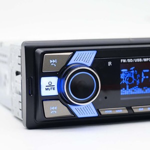 <span class=keywords><strong>Autoradio</strong></span> simple DIN en vente chaude, conception OEM privée, 12V/24V, deux USB avec BT FM Aux pour lecteur MP3 de voiture - Product Image 6