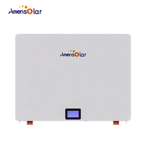 Amensolar Stackable Wallmount <b>LiFePO4</b> <b>Battery</b> 51.2V 10.24KWh Hybrid Grid 10 Years Warranty 10-20kW Output - Product Image 1