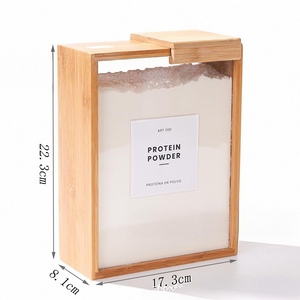 Trong Suốt Hạt Tre Thân Thiện Với Môi Hình Chữ Nhật Lưu Trữ Hộp Với Độ Tươi Bảo Quản Cho Thực Phẩm Sử Dụng - Product Image 5