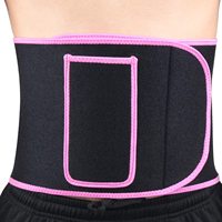 OEM Fábrica logotipo personalizado Marca Cintura Entrenador Wrap Lumbar Delgado Cintura Trimmer Cinturón Reductor Sauna Cinturón