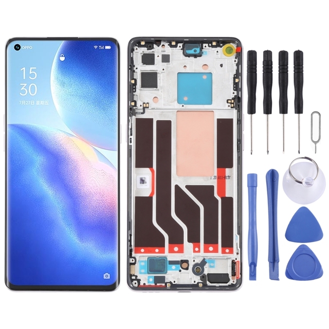Hot Selling Original LCD Screen for OPPO Reno5 Pro 5G Digitizer Full Assembly with Frame Lcd Screen Replace Display
